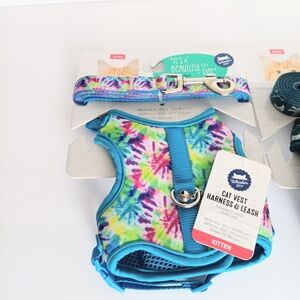 Whisker City Kitten Harness Vest & Leash Combo NWT